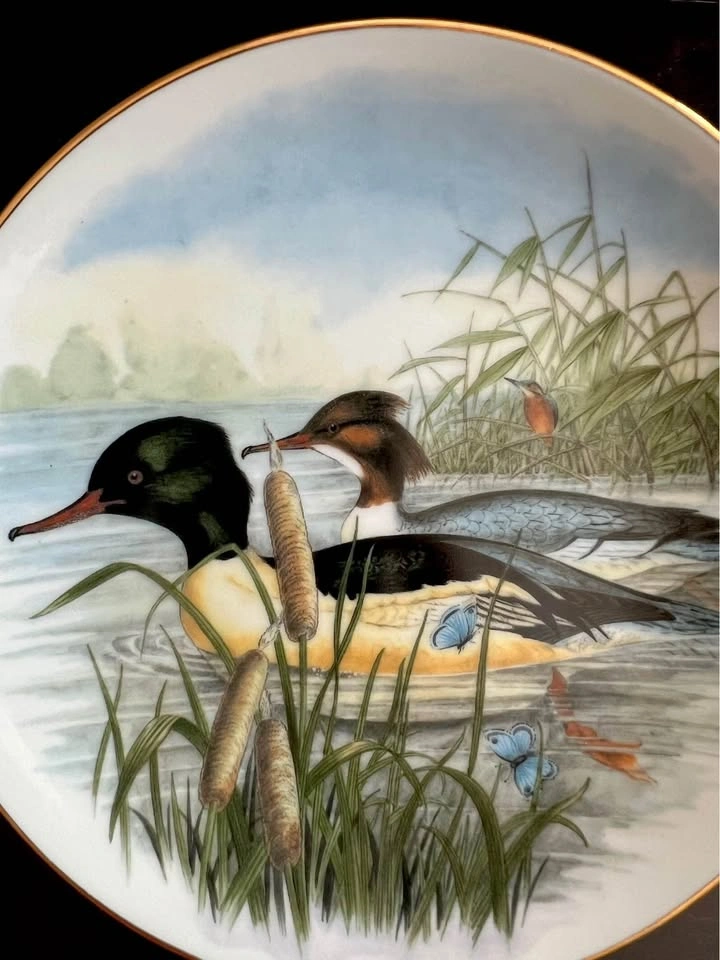 Gloria Fine Porcelain Bavaria 6” Plate West Germany Gold Rim - photo 5