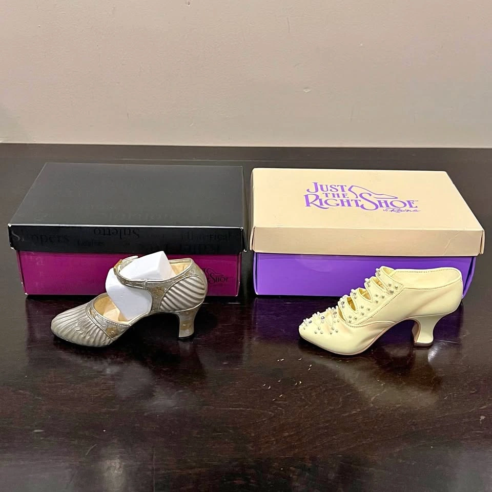 Just The Right Shoe “Edwardian Grace” and “Sunray” Figurines