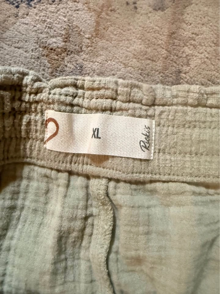 Rickis XL Sage Green Gauze Jogger Pants - photo 2