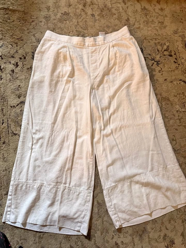 Banana Republic Wide Leg Crop Pants