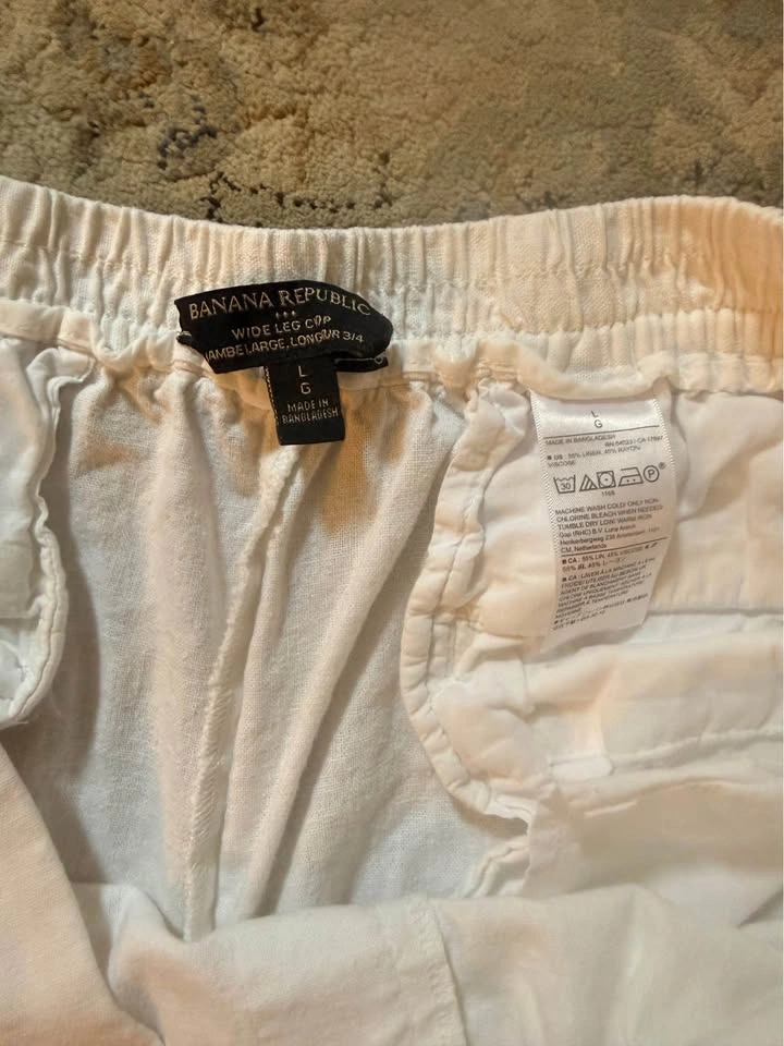 Banana Republic Wide Leg Crop Pants - photo 2