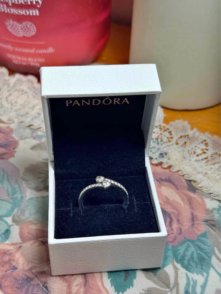 Pandora Heart Ring – Sterling Silver Size 12