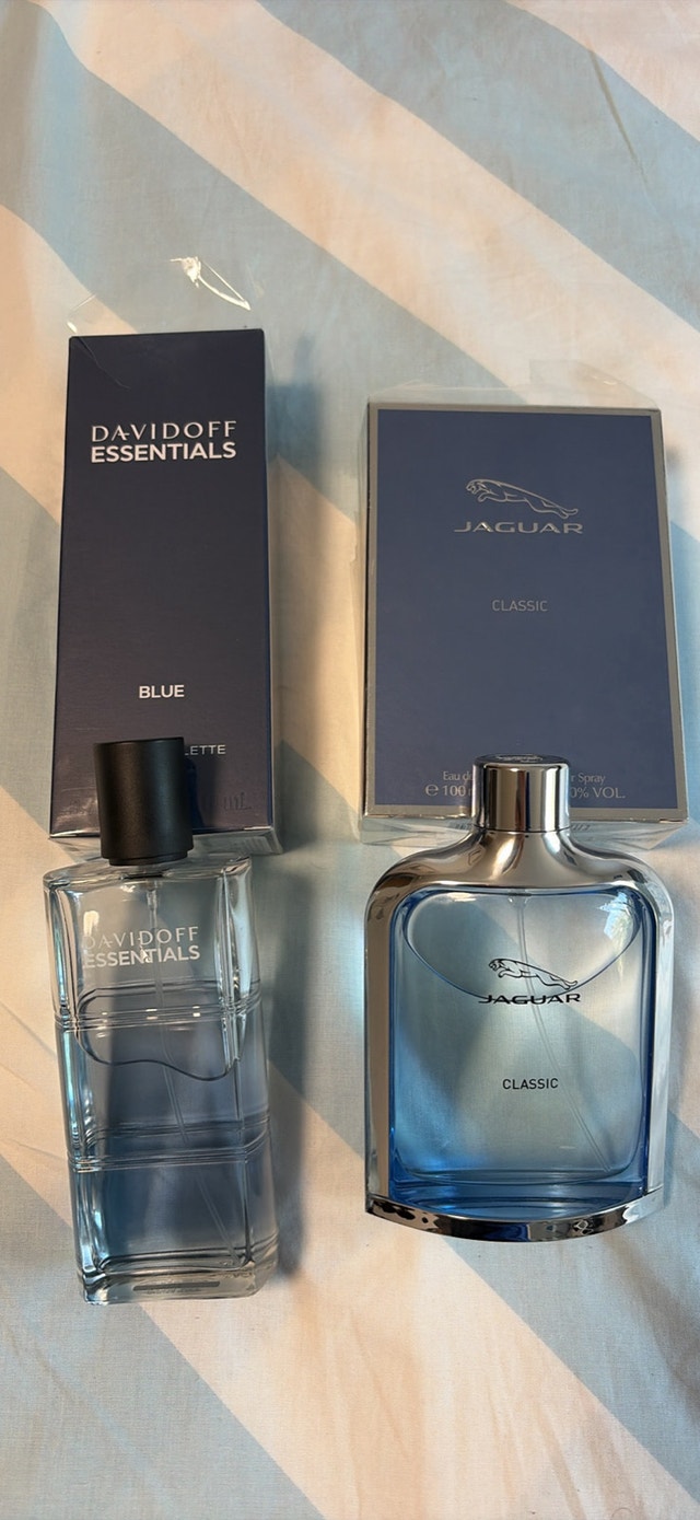 Davidoff Essentials and Jaguar Classic Fragrances