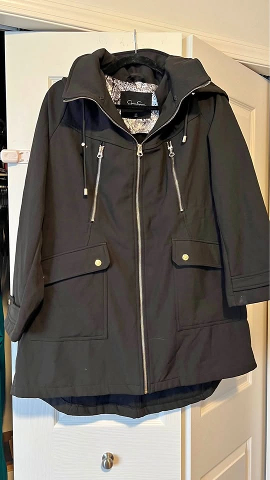 Jessica Simpson Hooded Softshell Jacket - Size XL - Excellent Co