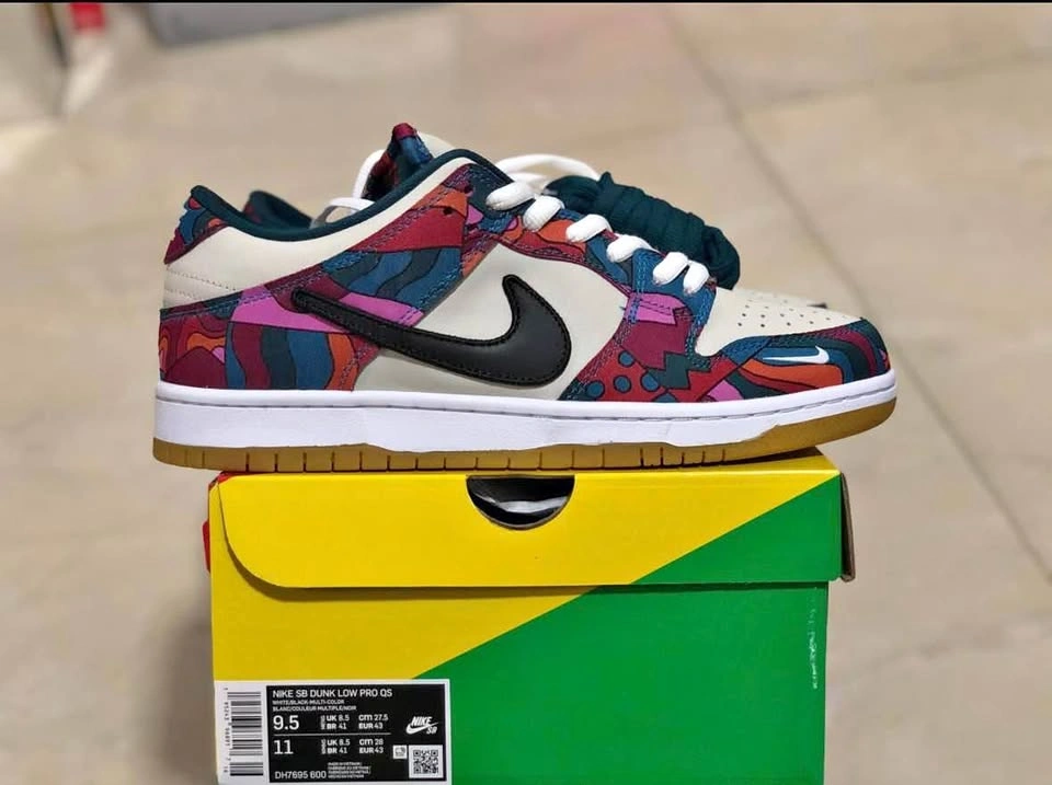 Brand new Nike SB Dunk Low Pro QS Parra Abstract Art