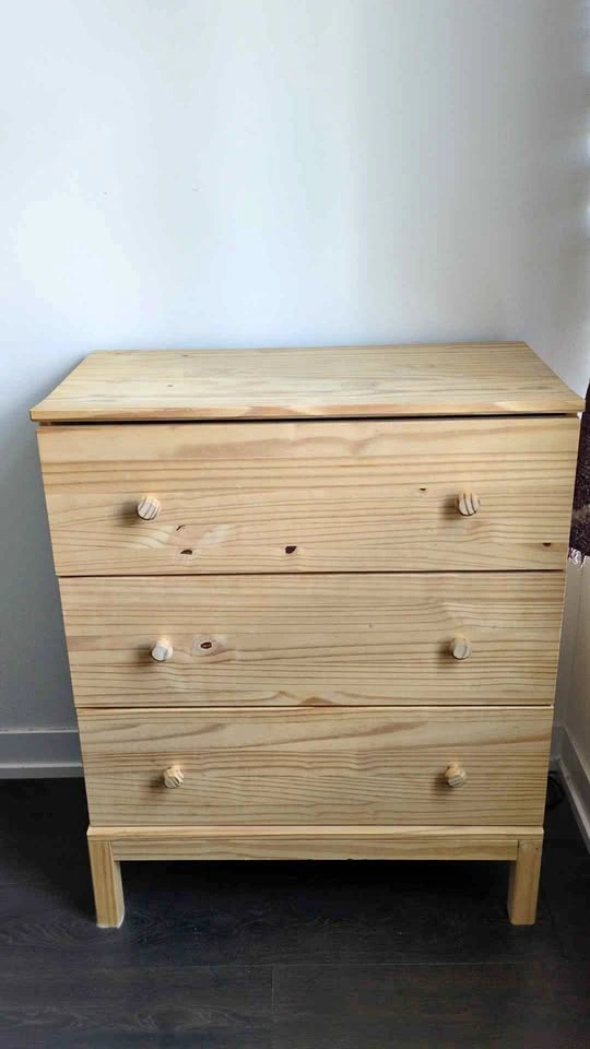 IKEA Tarva 3 drawer pine dresser