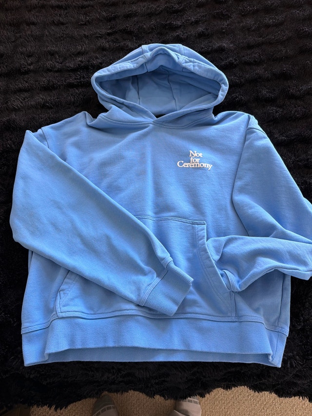 MENS H&M Light Blue Hoodie L