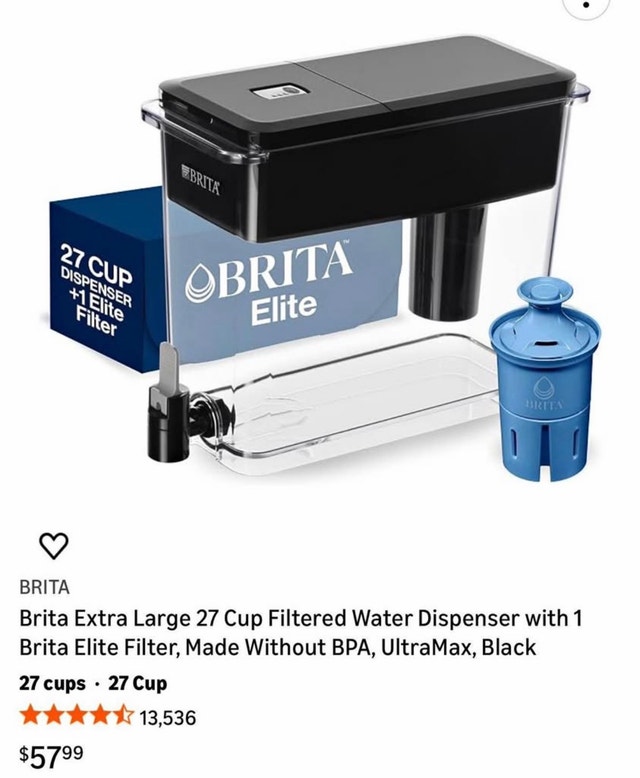 Brita UltraMax Filtered Water Dispenser