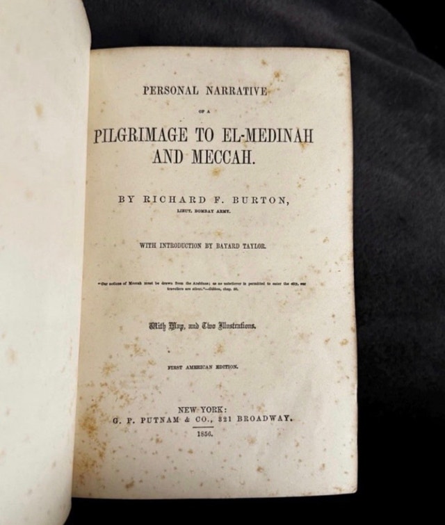 First American Edition 1856 Pilgrimage to El-Medinah and Meccah - photo 4
