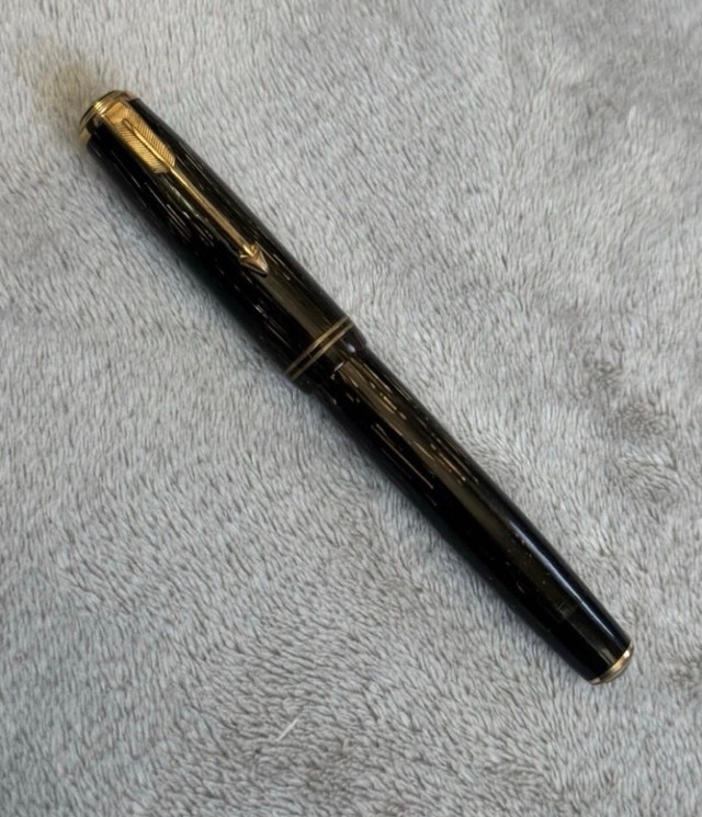 1947 Parker Vacumatic Black Fountain Pen - photo 2
