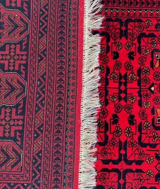 First Quality Afghan Bukhara Handmade Carpet - photo 4