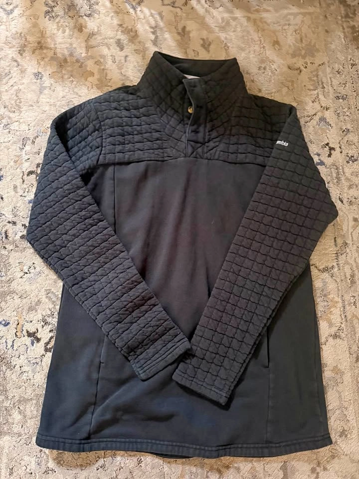Columbia Quilted Quarter-Button Pullover Size XL