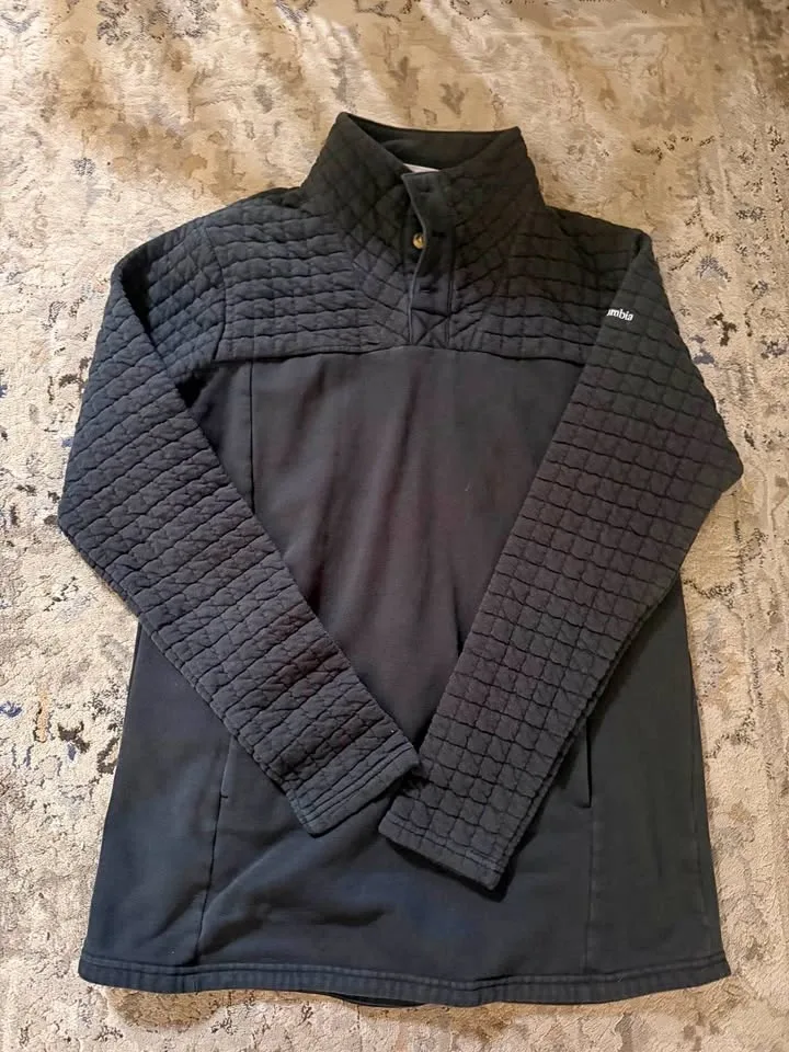 Columbia Quilted Quarter-Button Pullover Size XL