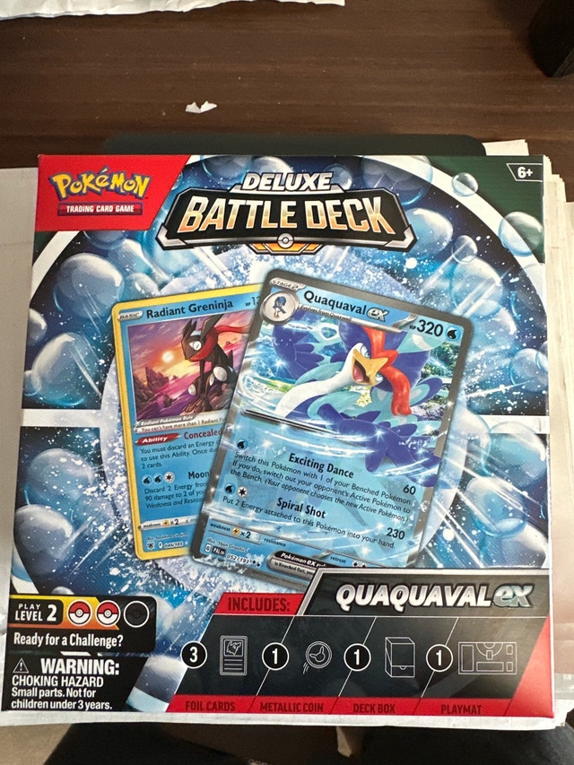 Brand new Pokémon deluxe battle deck boxes!