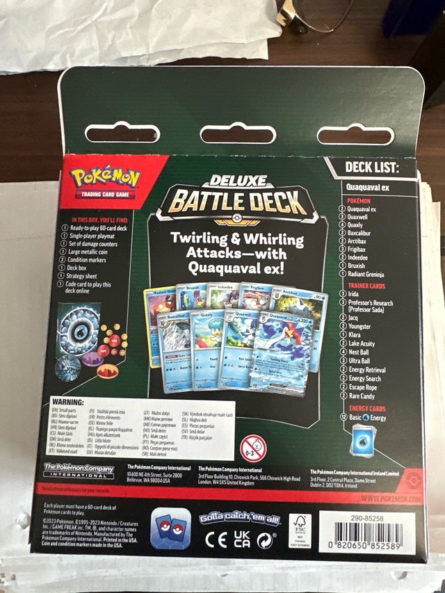 Brand new Pokémon deluxe battle deck boxes! - photo 2