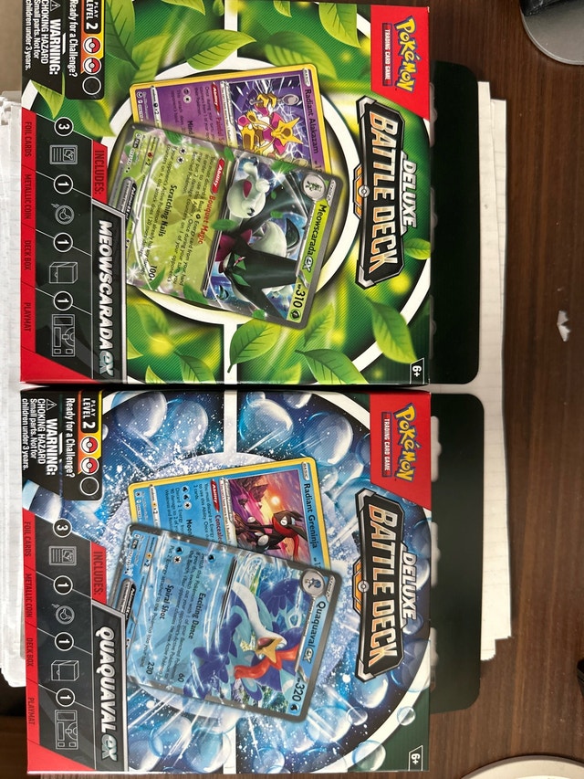 Brand new Pokémon deluxe battle deck boxes! - photo 3