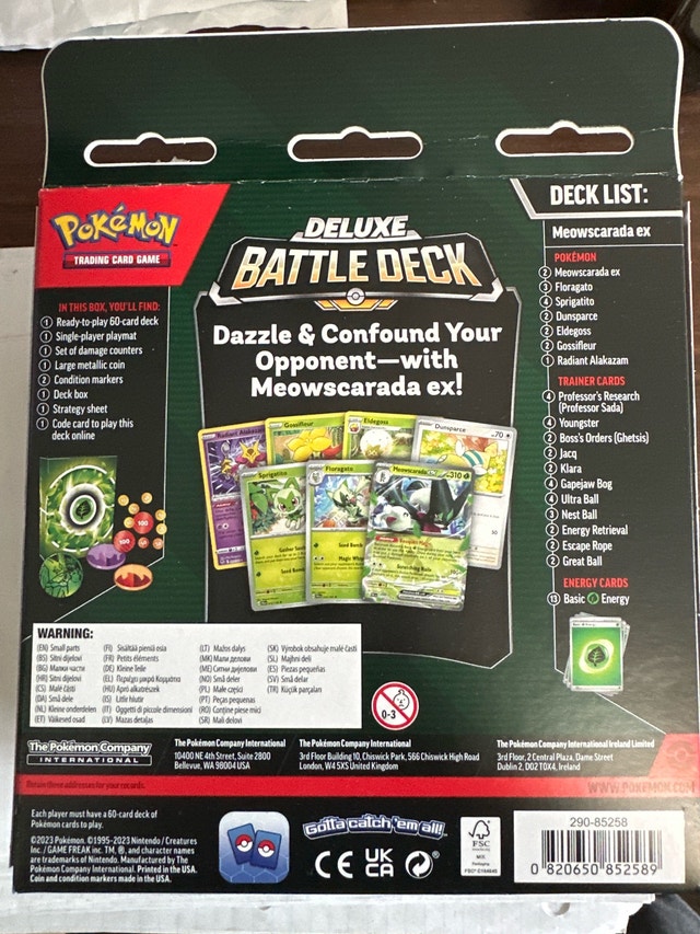 Brand new Pokémon deluxe battle deck boxes! - photo 5