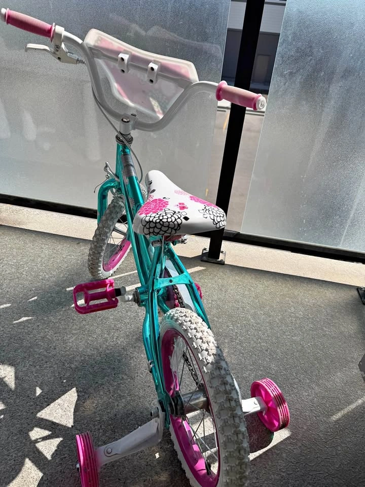 Girls’ Glimmer 16” Bike with Training Wheels