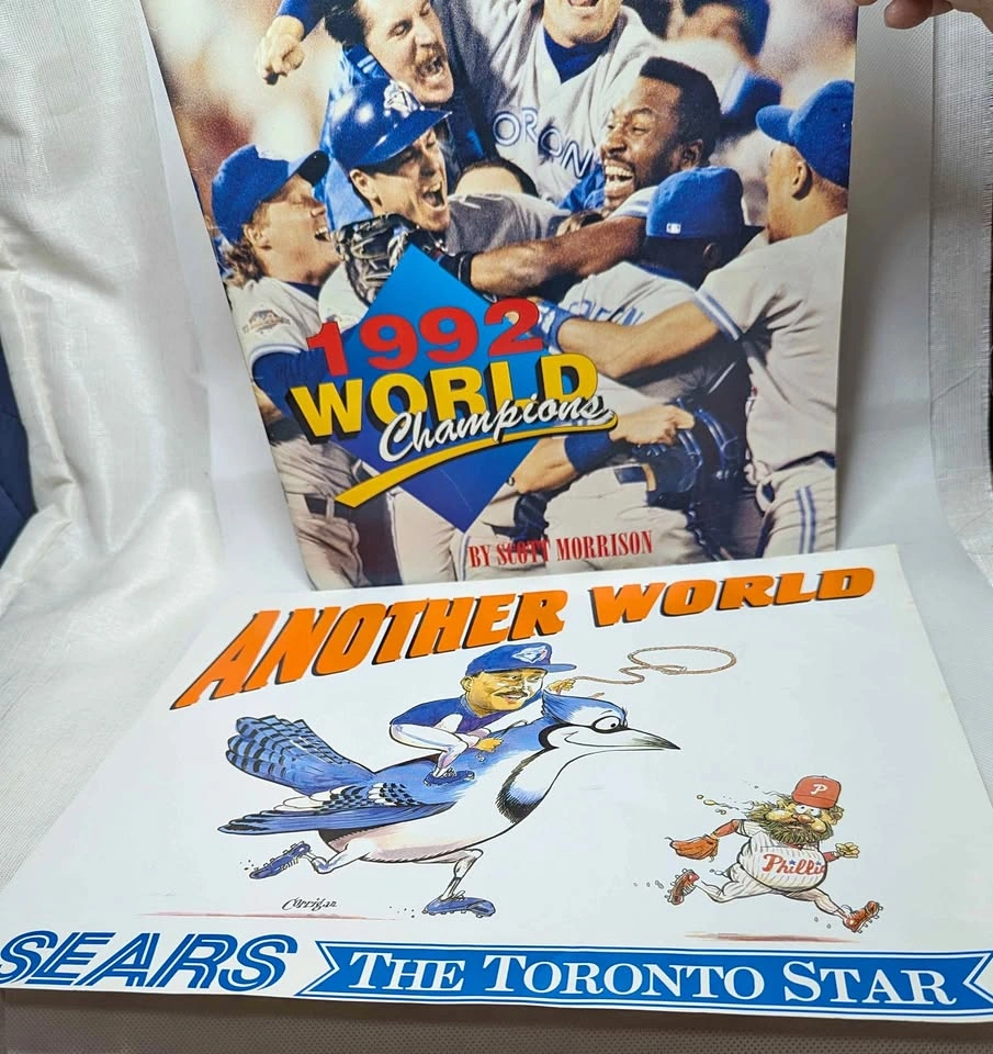 Toronto Blue Jays 1992 World Champions Book and Print