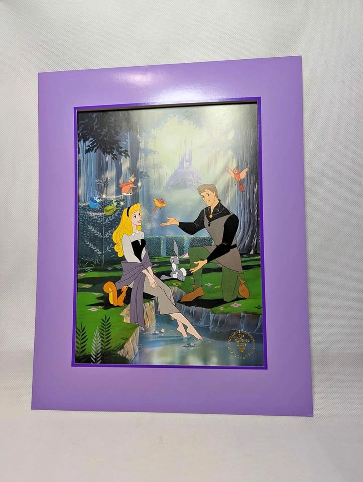 Exclusive Disney Store Sleeping Beauty Lithograph 1995 Vintage