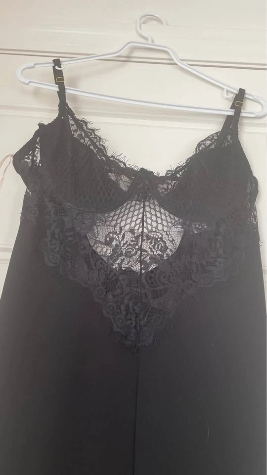 NWT Black fitted one piece evening wear - photo 2