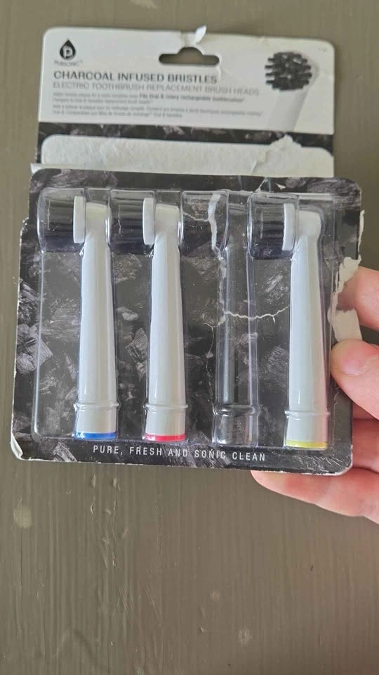 Pursonic Charcoal Infused Replacement Brush Heads (3 Pack) - photo 5
