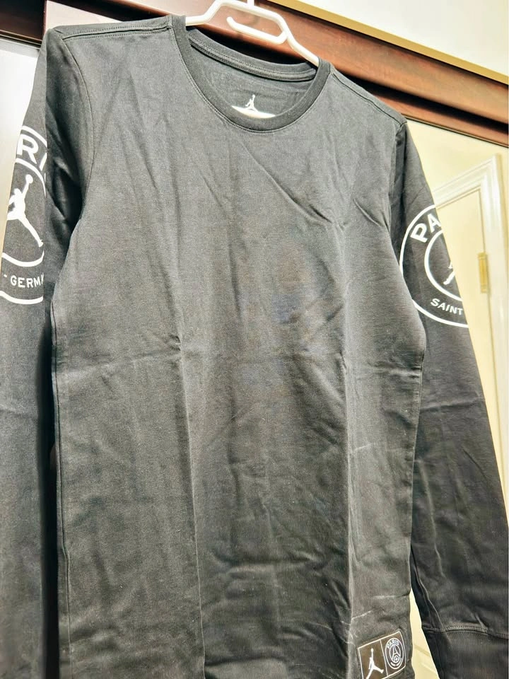 OG Deadstock black PSG x Jordan Long sleeve shirt 2018