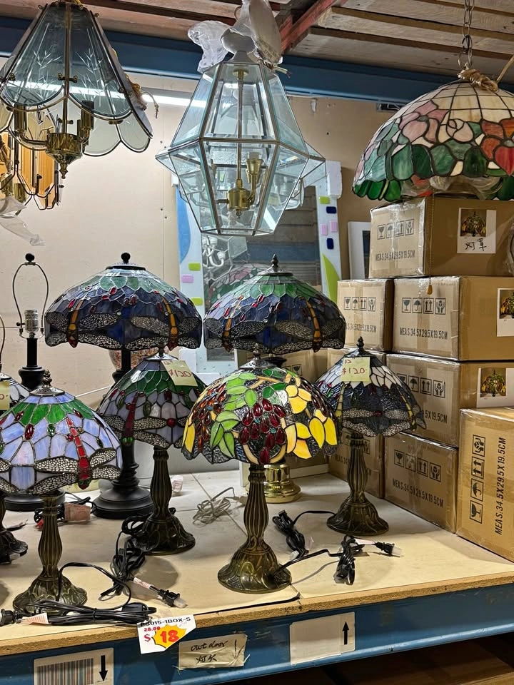 Tiffany Stained Glass Table Lamps | 8"-16" From $75