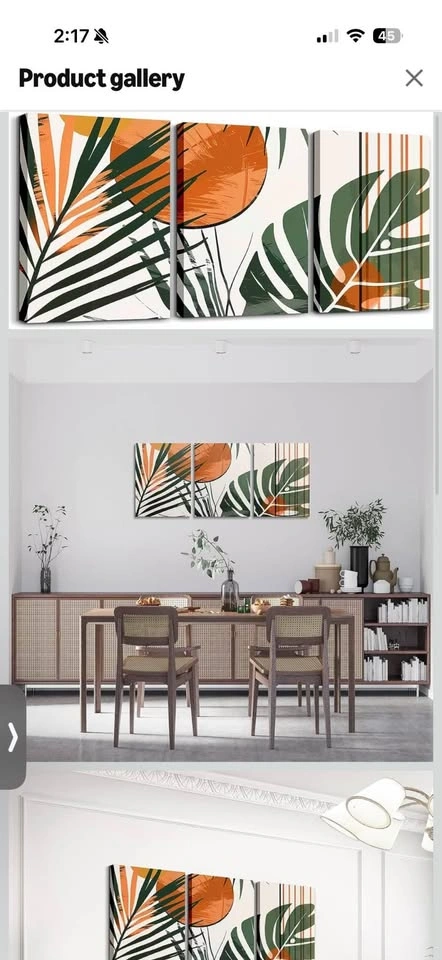 Boho Palm Canvas frames - photo 2