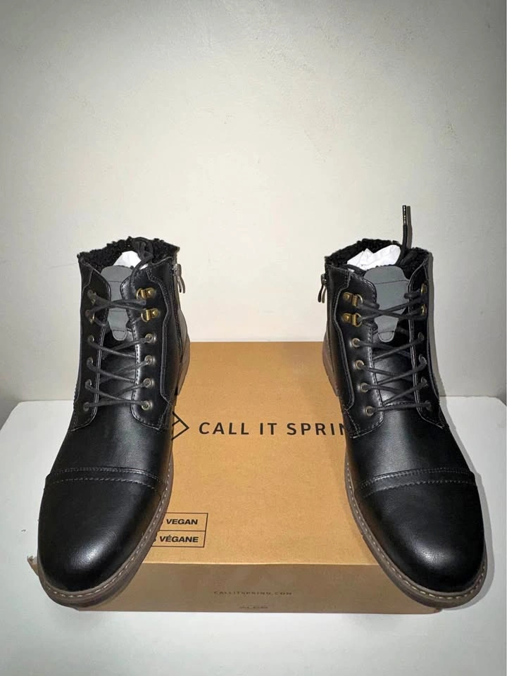 New Call It Spring Men Vegan Winter Boots - Size 12 US