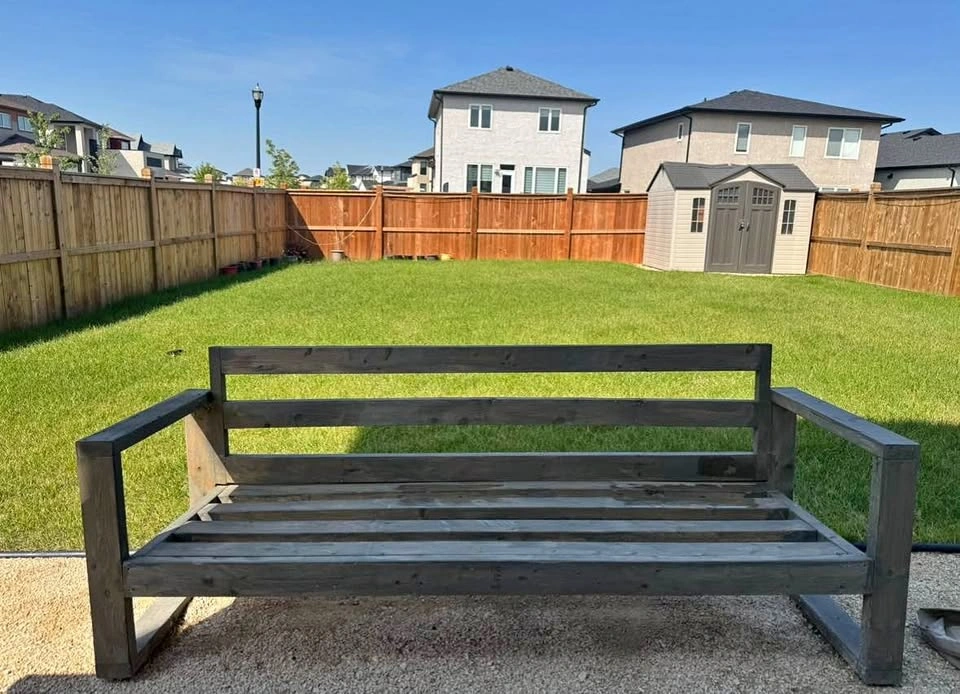 Patio bench 3 person