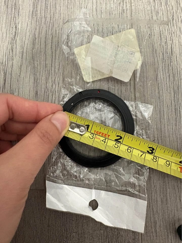 50mm EOS mount reverse adapter camera - photo 4
