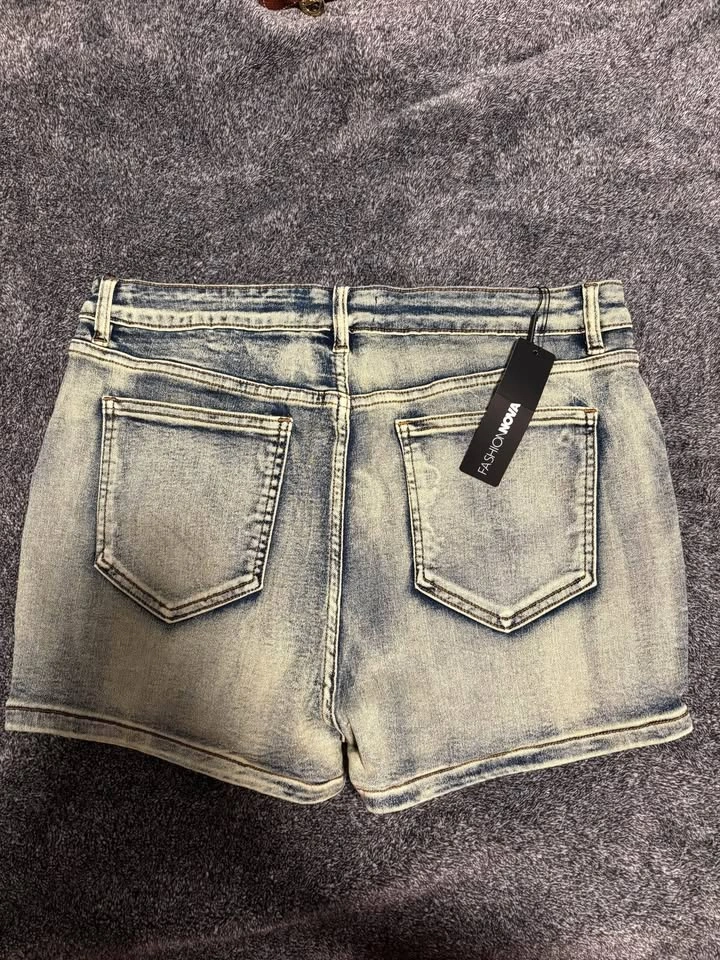 Fashion Nova Moving Forward Tinted Denim Skort - photo 2