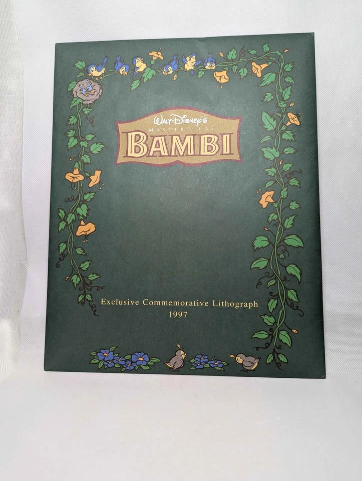 Walt Disney's Masterpiece Bambi Exclusive Commemorative Lithogra - photo 3