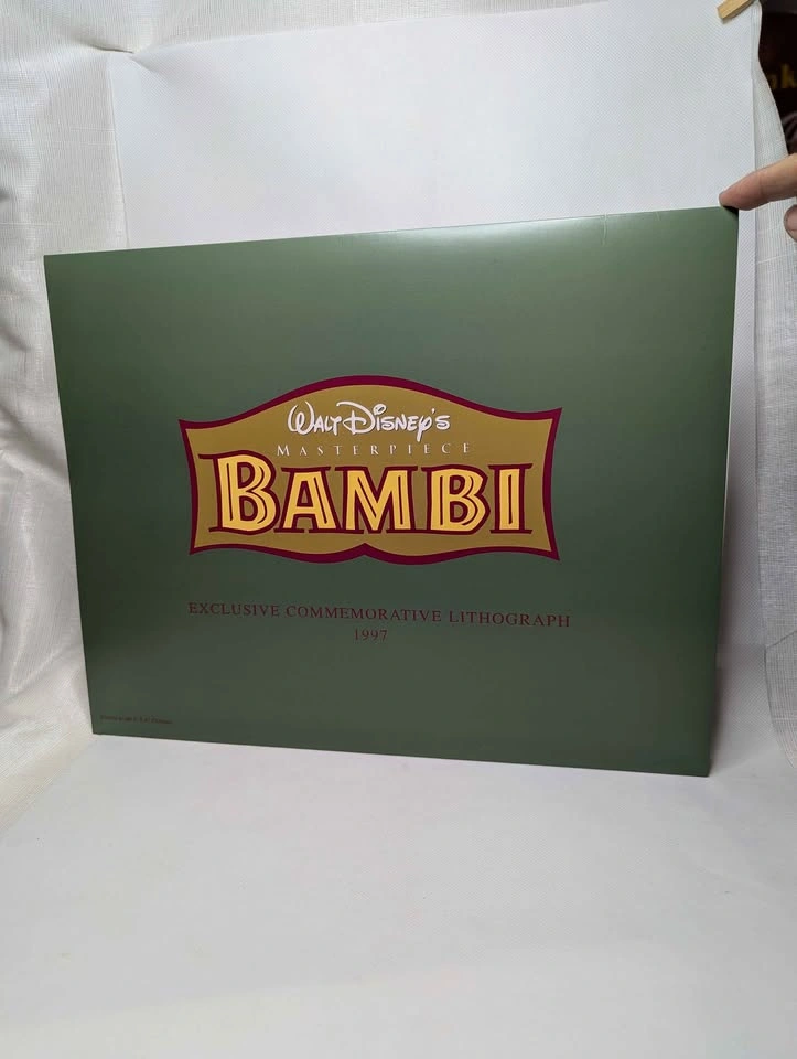 Walt Disney's Masterpiece Bambi Exclusive Commemorative Lithogra - photo 5