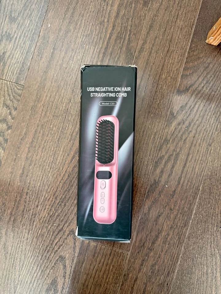 Hoprio Negative Ionic Hair Straightening Comb