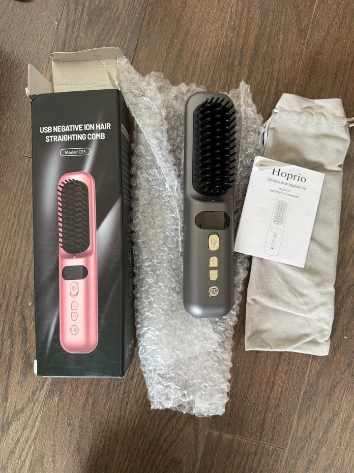 Hoprio Negative Ionic Hair Straightening Comb - photo 4