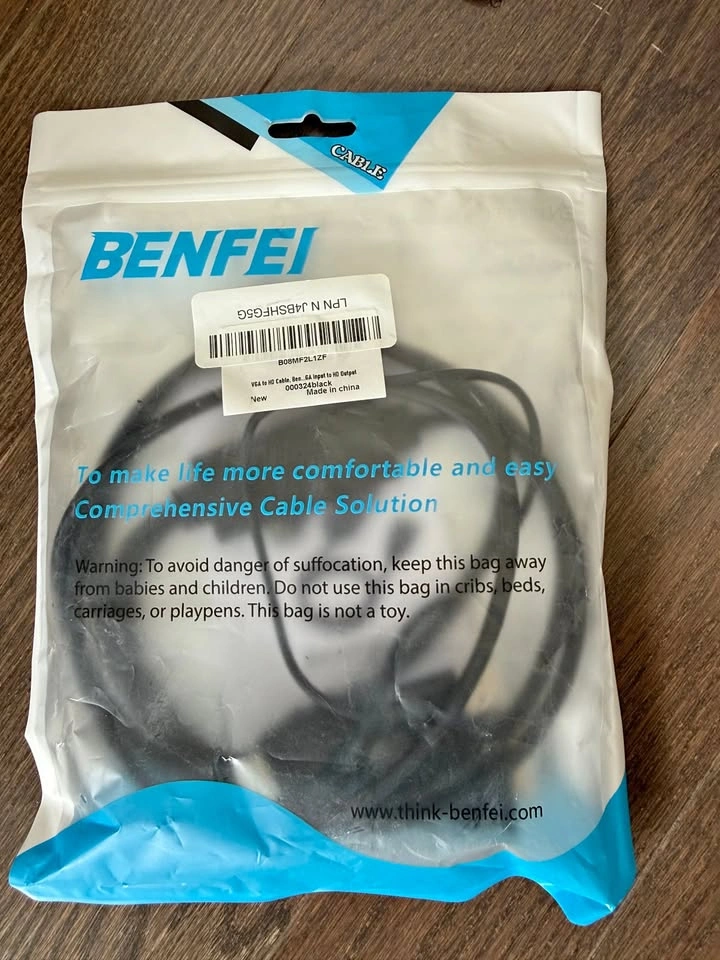 Benfei VGA to HDMI Adapter Cable | VGA Input to HDMI Output