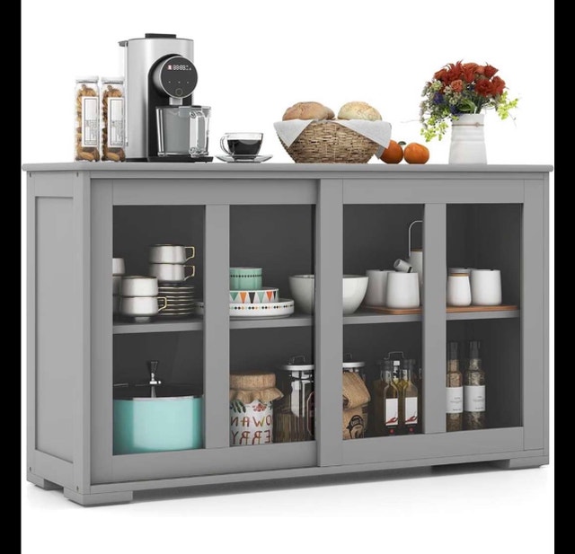 storage cabinet with sliding doors