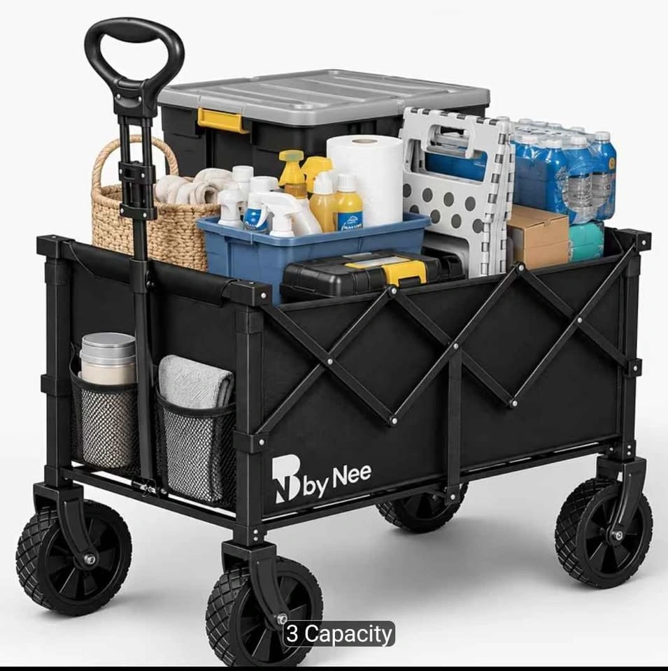 BRAND NEW Foldable Wagon Cart - Large Capacity & Sturdy - photo 5