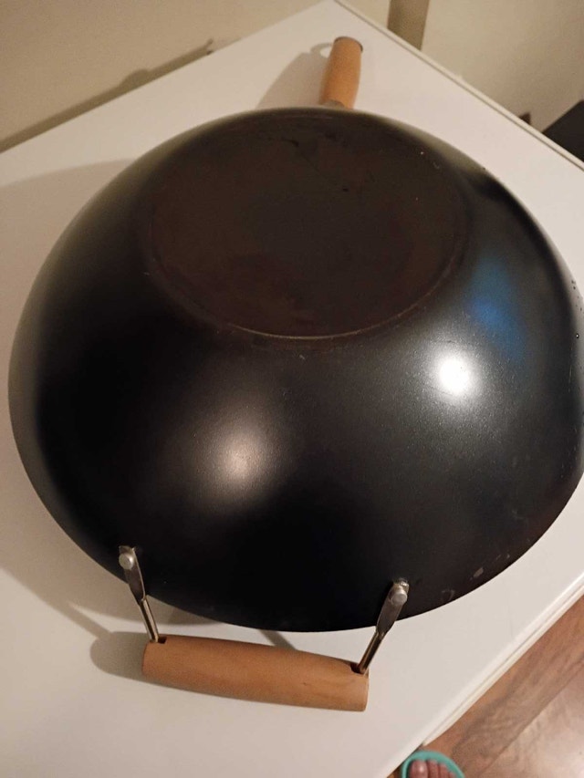 IKEA wok with wooden handles - photo 5