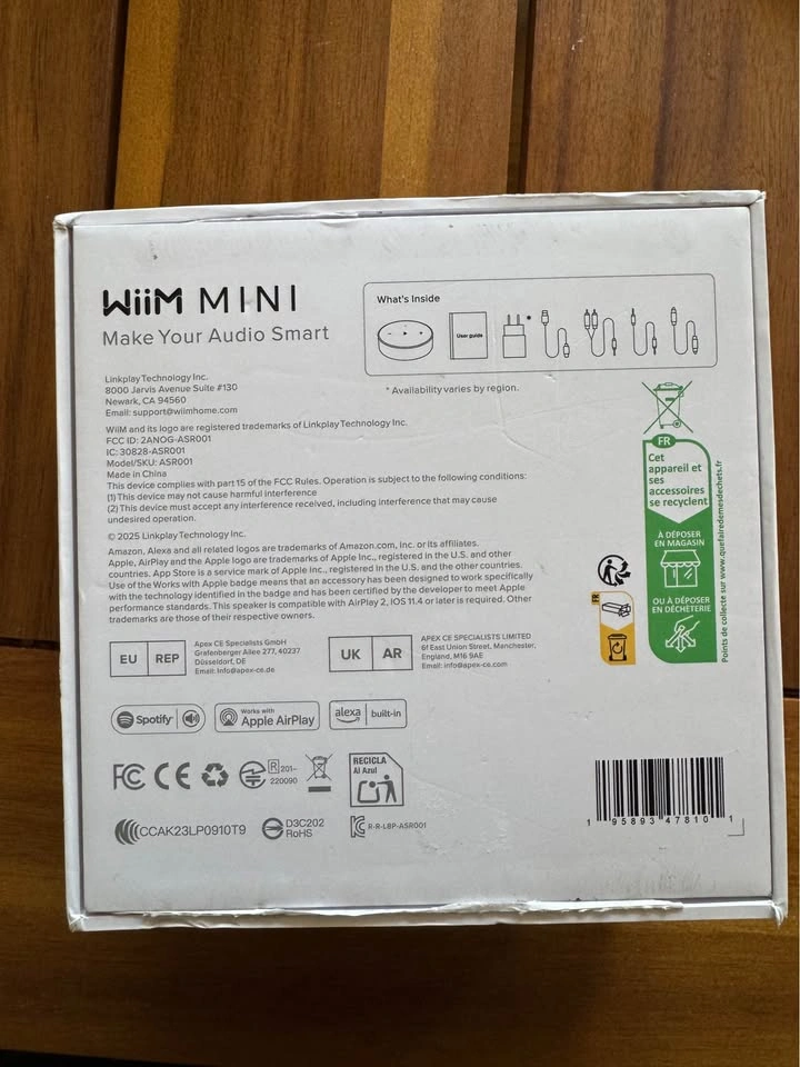 Wiim Mini Airplay 2 Wireless Music Streamer - photo 3