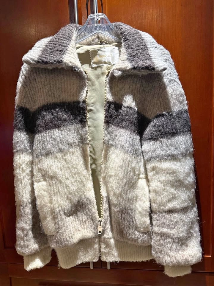 Álafoss vintage men’s small jacket - made in Iceland 100% wool