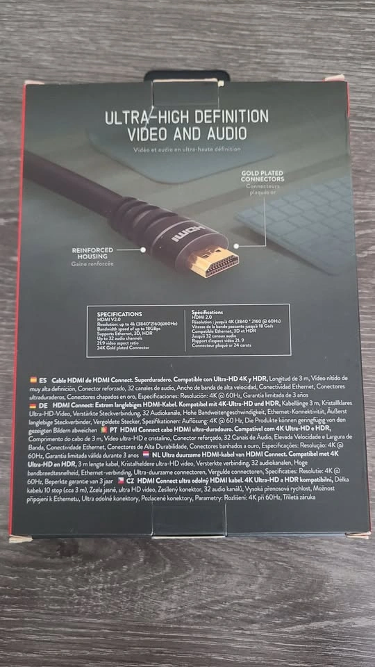 Helix ProSeries 4K HDMI Cable - 10 ft / 3m Long (BNIB) - photo 4