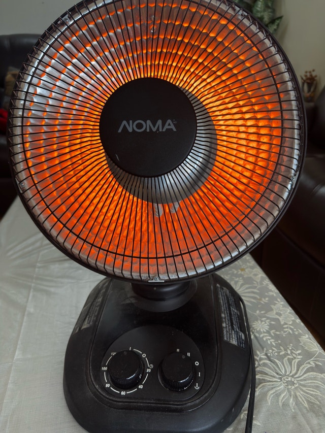 NOMA Oscillating Parabolic Portable Radiant Heater (2 Piece)