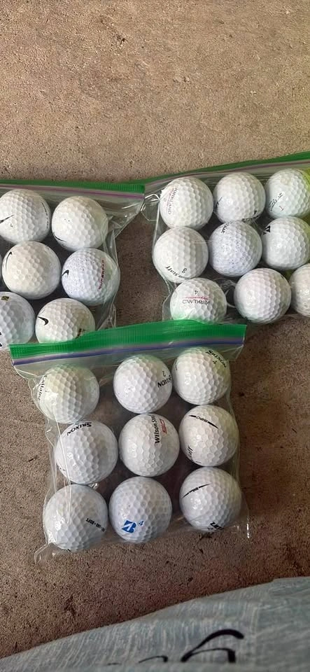 Used golf balls
