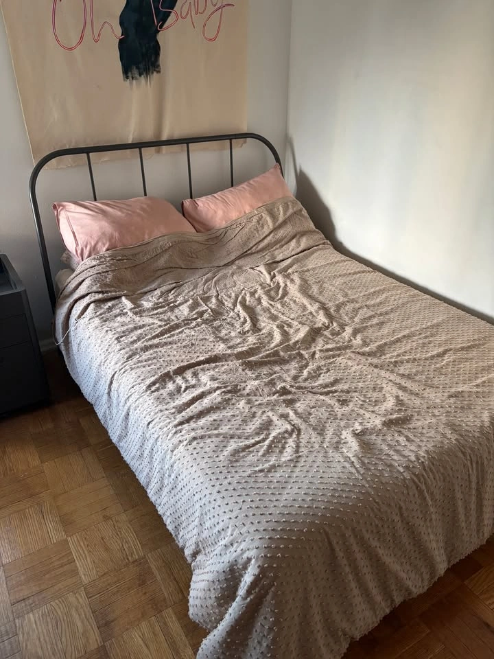 Bed frame + mattress (double)