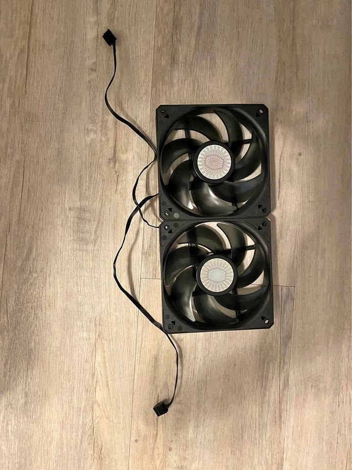 Fully Black Coolermaster fans