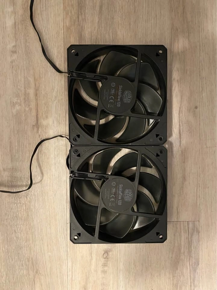 Fully Black Coolermaster fans - photo 2