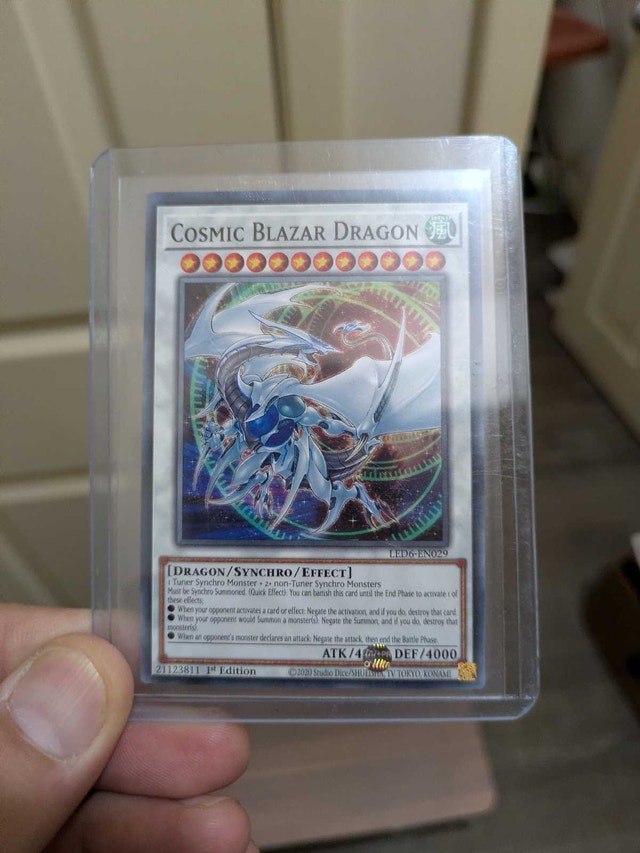 Yu-Gi-Oh! Cosmic Blazar Dragon LED6-EN029